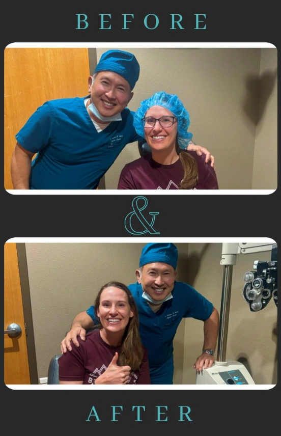 Matthew Chang, MD with a real patient